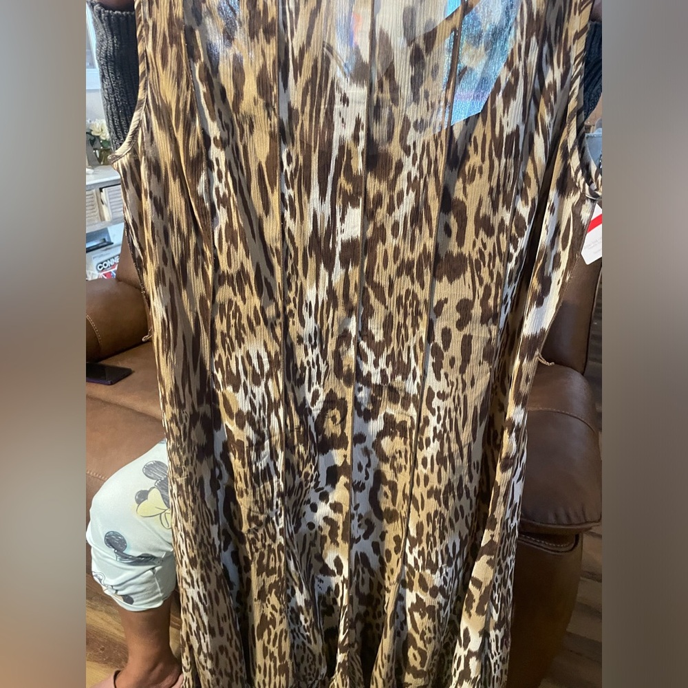 Animal print dress